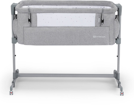 Kinderkraft łóżeczko dostawne neste up grey light melange 915279