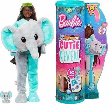 Barbie HKP98/HKP97 Cutie Reveal lalka w tubie 106615