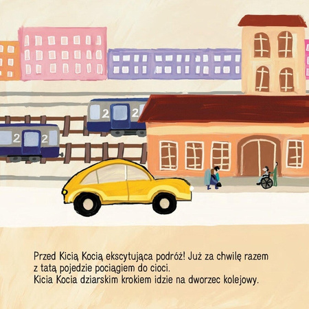 Książeczka Kicia Kocia w pociągu 659269