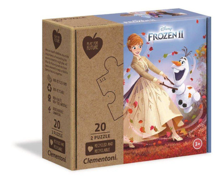 Clementoni puzzle 2*20 frozen 2 anna i olaf