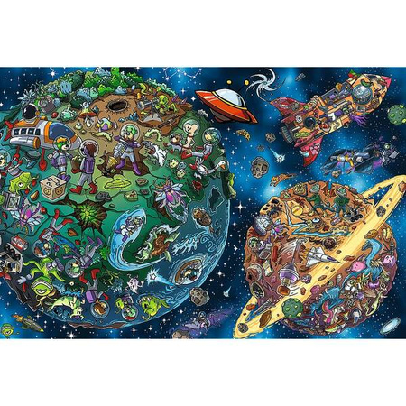 Puzzle Trefl 100 Trefliki w kosmosie 164961