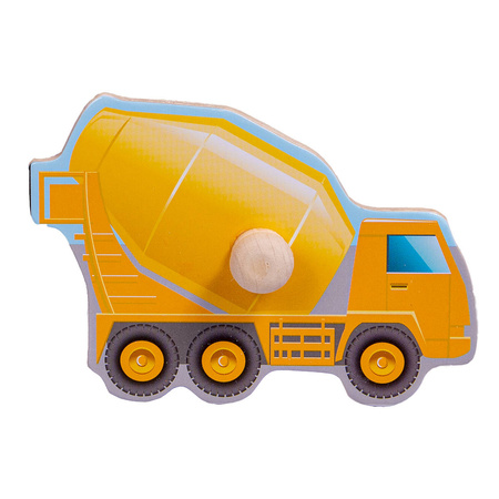 Układanka Drewniana Pojazdy Uchwyt 836061