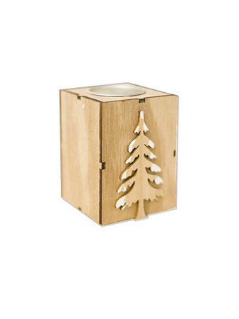 Świecznik drewniany 207454