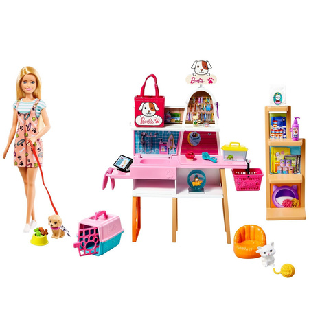 Barbie grg90 zestaw sklepik salon dla zwierzaków
