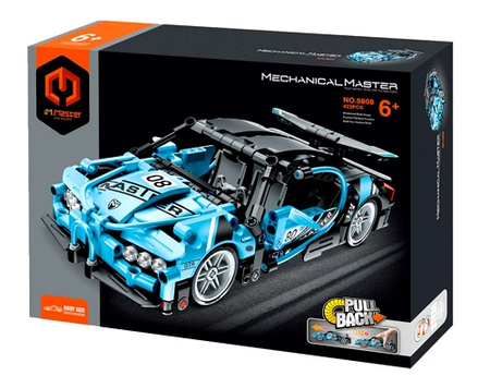 IM MASTER Klocki Super Auto niebieskie 422el 040202