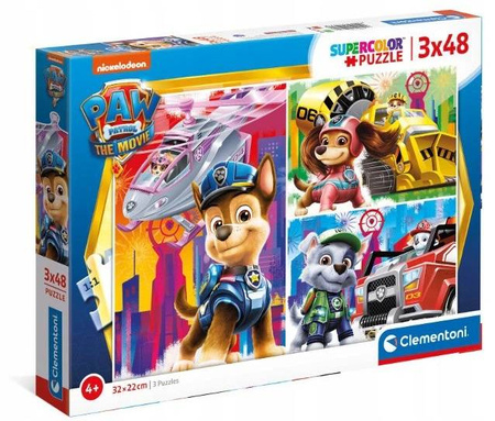 Clementoni Puzzle 3x48 el. Super Kolor Psi Patrol