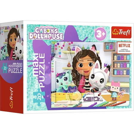Puzzle Trefl 20 MiniMaxi Kolorowy dzień Gabby 211566