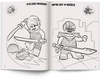 Książeczka LEGO NINJAGO KOLOROWANKA Z NAKLEJKAMI 343880