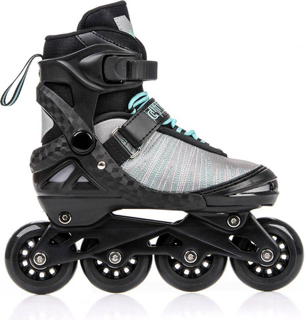 Łyżworolki meteor divert grey/minth 30-33 s 032330