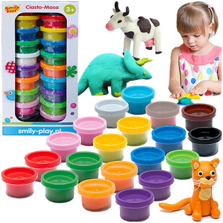 CIASTO-MASA 20 KOLORÓW 852146