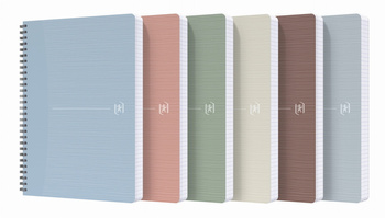 Kołozeszyt Oxford A5 90k linia L7 2 spirale Rec'Up 178295