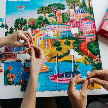Puzzle Trefl 1000 Premium Plus The Art of Colour Siros Grecja 108934