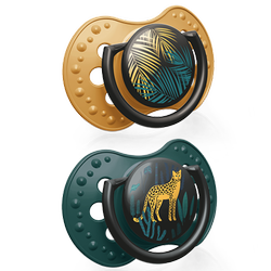 Lovi Smoczek silikonowy dynamiczny 3-6m 2szt Jungle Vibes Boy 853744