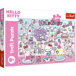 Puzzle Trefl 300 Poznaj świat Hello Kitty 230314
