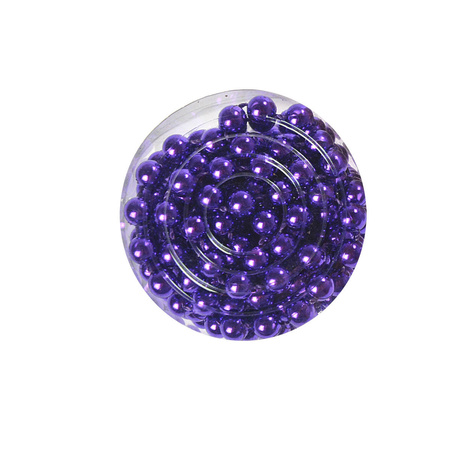 Łańcuch perełki 8 mm fioletowy 227070