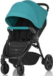 Wózek britax b-agile 4 plus cosmos black + daszek lagoon green