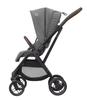 Wózek Maxi Cosi Leona 2 Select Grey (Black Frame & Brown Leather)