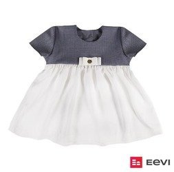 Sukienka ceremony pepitka/biały 062