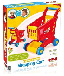 DOLU Wózek sklepowy czerwono-żółty 070586