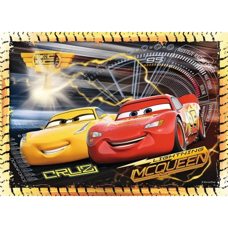 Puzzle Trefl 4w1 Do startu, gotowi, start! / Disney Cars 3