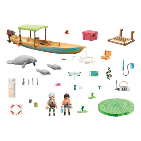 Playmobil 71010 Wiltopia Wycieczka łodzią do manatów
