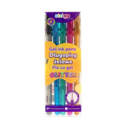 Strigo Długopisy Żelowe w 5 Brokatowych Kolorach 885298