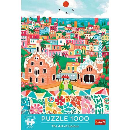 Puzzle Trefl 1000 Premium Plus The Art of Colour Barcelona Hiszpania 108941