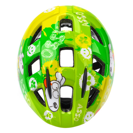 Kask rowerowy Meteor PNY11 S 43-48cm Dogs zielony 061699