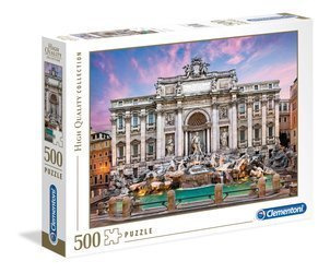 Clementoni puzzle 500 hq trevi fountain 350476