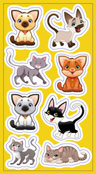 Naklejki Kotki 132620