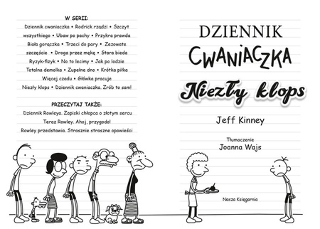 Dziennik cwaniaczka 19. Niezły klops 138996