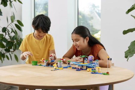Lego 71400 Super Mario Zestaw rozszerzający Duży jeżowiec i zabawa na plaży