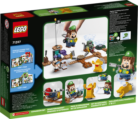Lego 71397 Super Mario Zestaw rozszerzający Laboratorium w rezydencji Luigiego™ i Poltergust