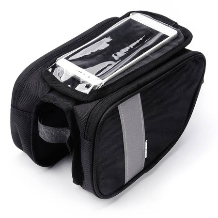 Sakwa rowerowa na ramę z etui na telefon meteor torys 036598