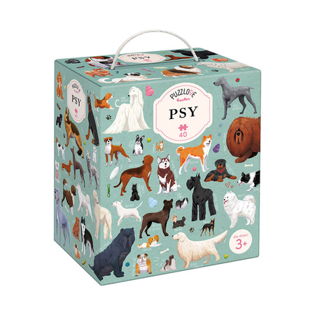 CzuCzu: Puzzlove CzuCzu Psy 40 el. 3+