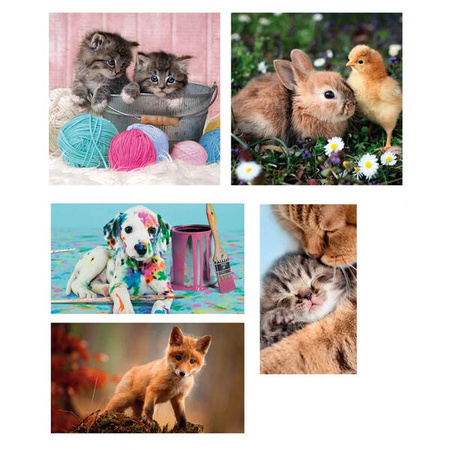 Clementoni Puzzle 10w1 Super Kolor Animal Friends 202836