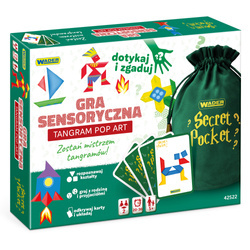 Play & Fun Secret Pocket Tangram Pop Art gra sensoryczna Wader 42522