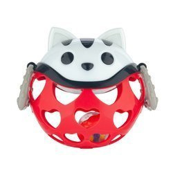 Canpol zabawka interaktywna z grzechotką kot czerwony 791012