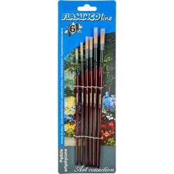 PĘDZLE ARTYSTYCZNE SYNT.OKR.6SZT PA-07 509195