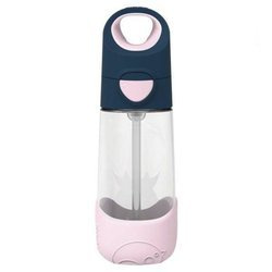 B.box butelka tritanowa ze słomką 450 ml indigo rose 004455