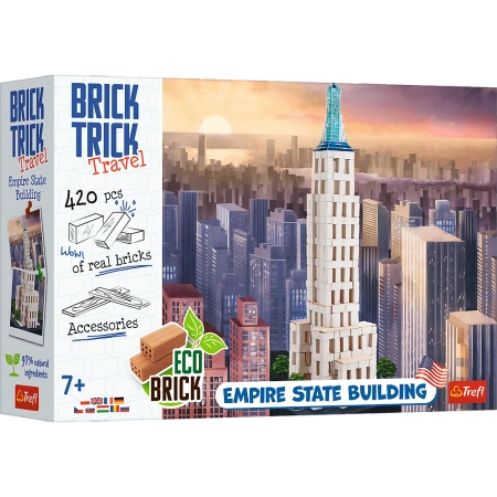 Trefl Brick Trick Buduj z cegły Empire State Building 617856