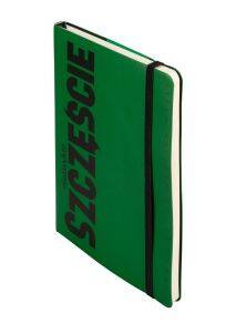 Notes linia A5 szczęście zielony 076716