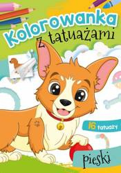 Kolorowanka z tatuażami Pieski 072020