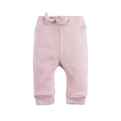 Leginsy z prążka SWAN różowe 074