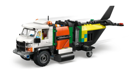 LEGO 60505 CITY Zestaw z samolotem,ciężarówką serwisową i poduszkowcem 056950