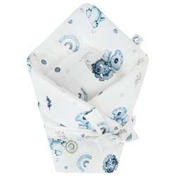 Bambusowy Rożek dla Niemowlaka Dino rozmiar 74x74 cm 420807