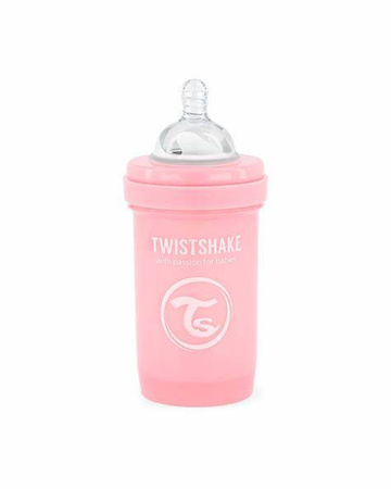 Twistshake Butelka Anti-Colic 180 ml Pastel Pink 122490