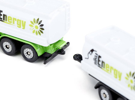 Siku 1690 ciężarówka z cysterną i przyczepą