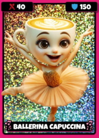 KIDZ BRAINROT 4x Kolekcjonerskie Karty Holograficzne i 4x Tatuaże 095605