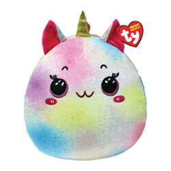 Ty Squishy Beanies kolorowy jednorożec Maisie 22 cm 392797